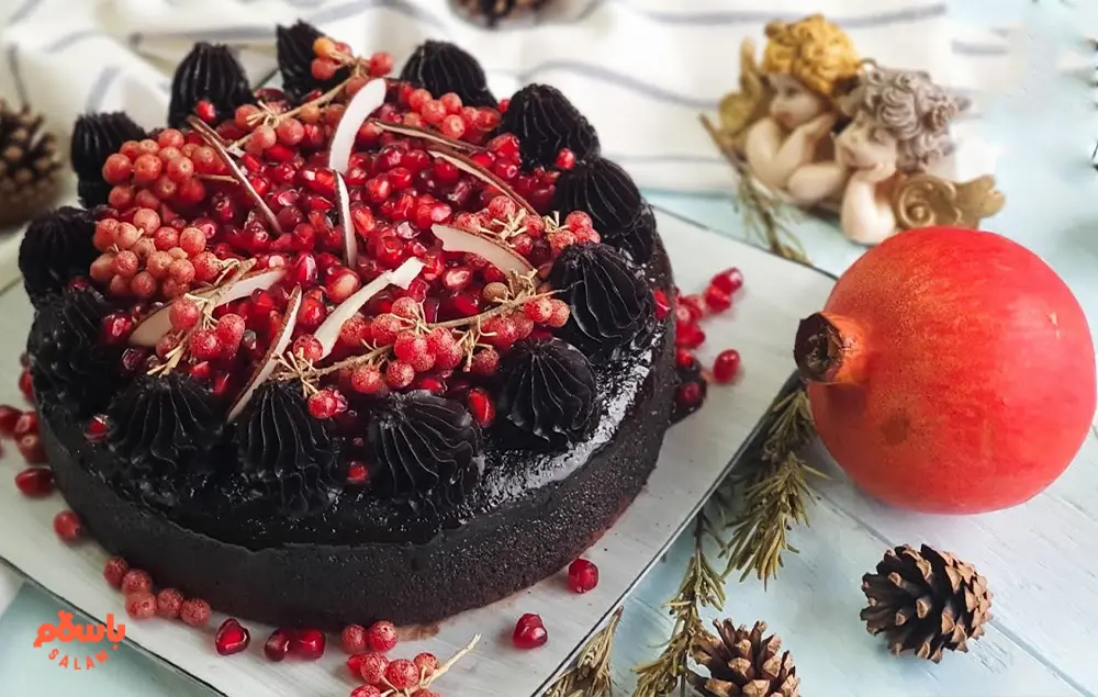 قشنگ ترین کیک شب یلدا	