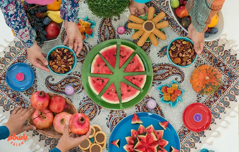 تزیین سفره شب یلدا امسال: ساده، سنتی، قدیمی، مدرن و لاکچری