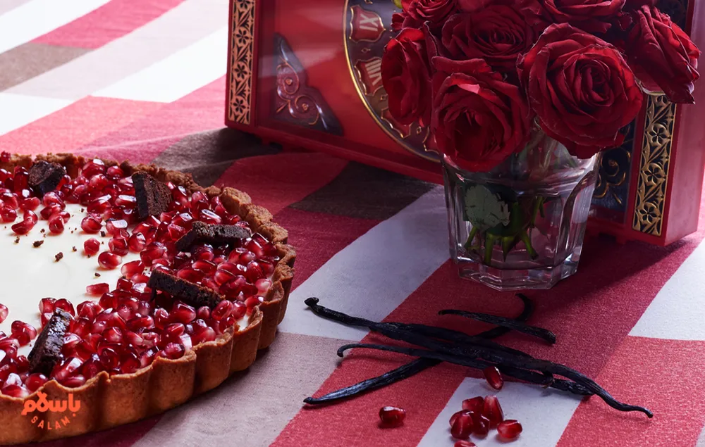 طرز تهیه تارت انار بدون فر