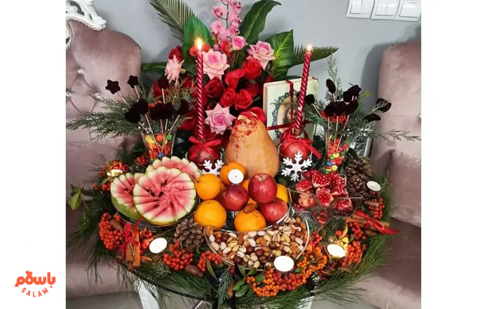 روش تزیین کدو حلوایی شب یلدا