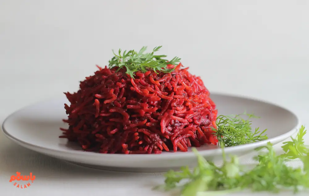 طرز تهیه لبو پلو با مرغ و گوشت چرخ کرده و قلقلی