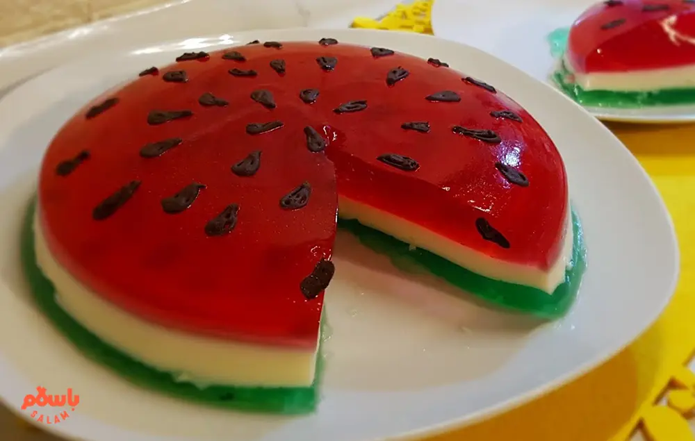 تزیین ژله شب یلدا