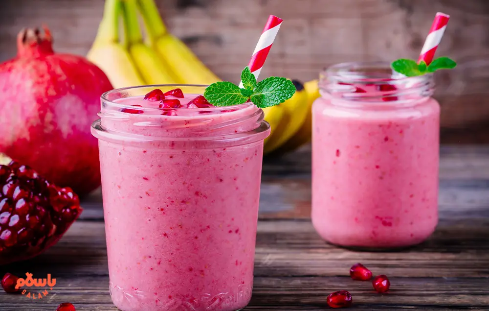 اسموتی انار و موز