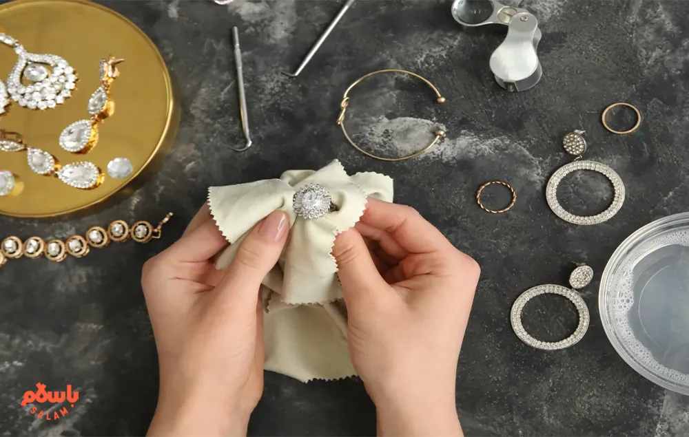 طریقه براق کردن طلا