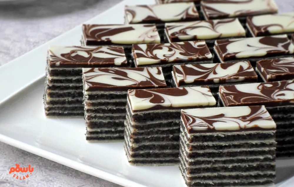 شیرینی میکادو لوله ای