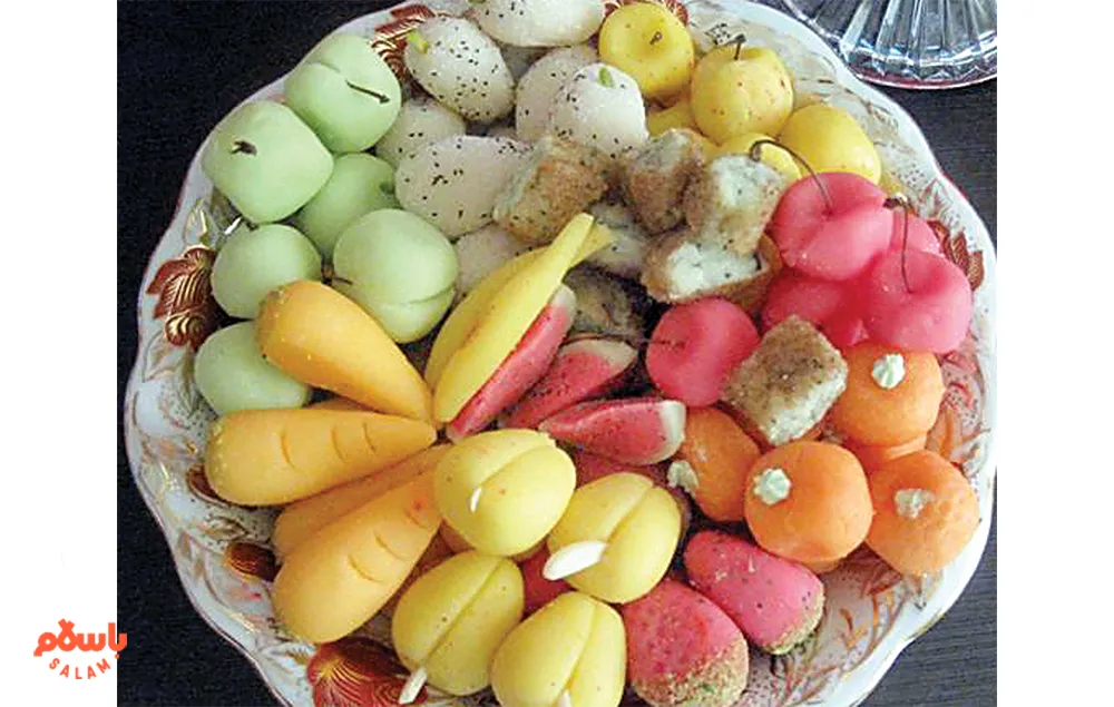 شیرینی بادامی با سفیده