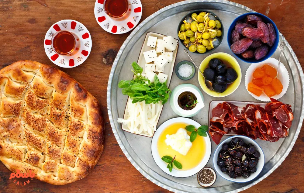 لیست غذاهای سحری