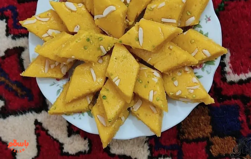 طرز تهیه لوز بادامی ای یزدی و تبریزی خانگی و مجلسی