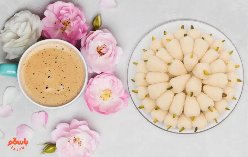 طرز تهیه شیرینی توت با بادام