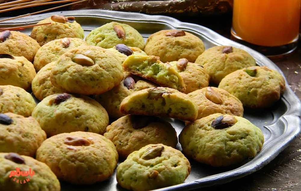 طرز تهیه شیرینی پسته ای قزوین
