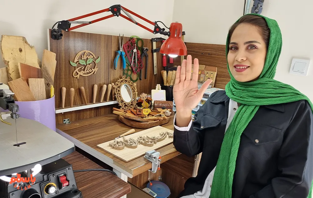 دختری که با چوب‌ها حرف می‌زد