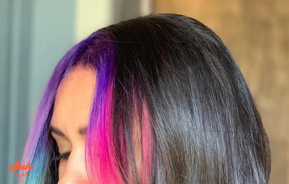 فیس فریم مو مشکی  