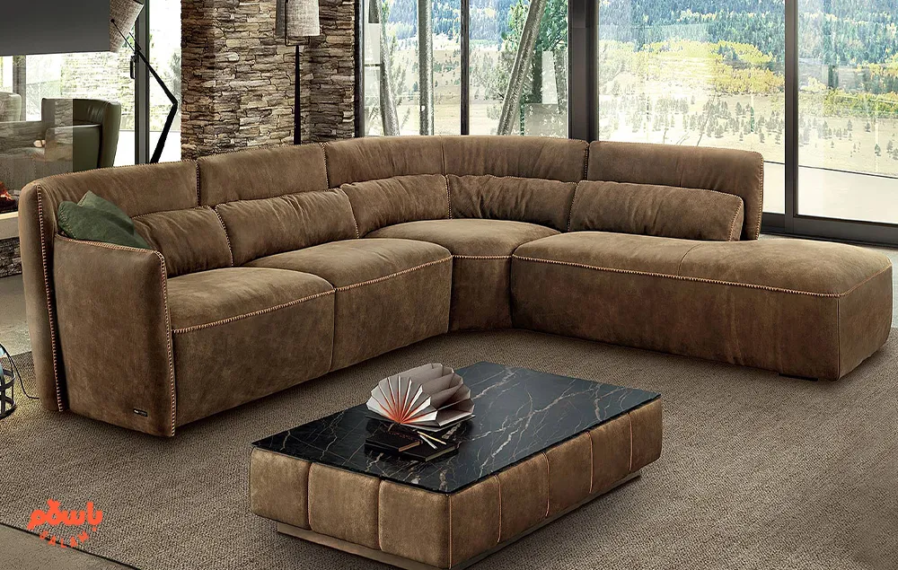 چیدمان مبل ال