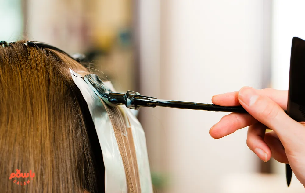 فیس فریم جلوی مو