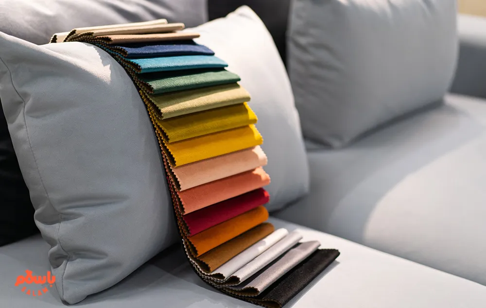 رنگ پارچه مبل خانه