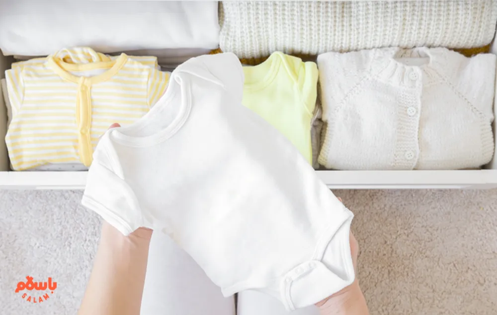 سایز بندی لباس نوزاد براساس ماه