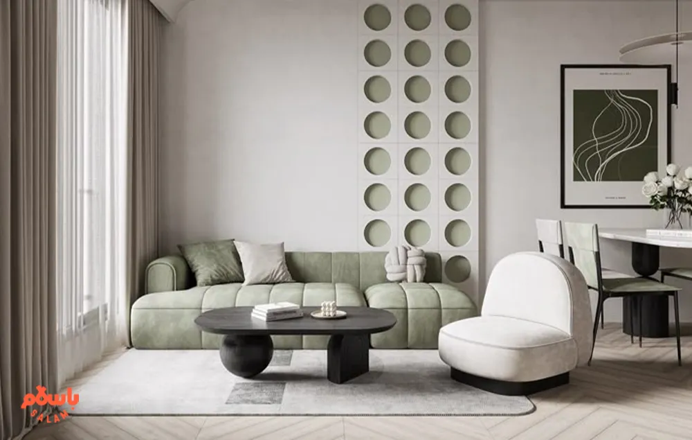 ترکیب رنگ پارچه مبل