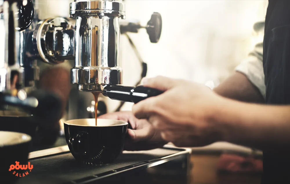 دستگاه اسپرسو ساز صنعتی با فشار بخار قوی
