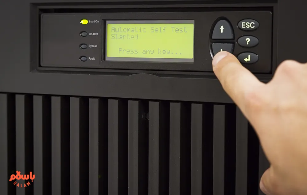 نصب باتری یو پی اس به صورت سری
