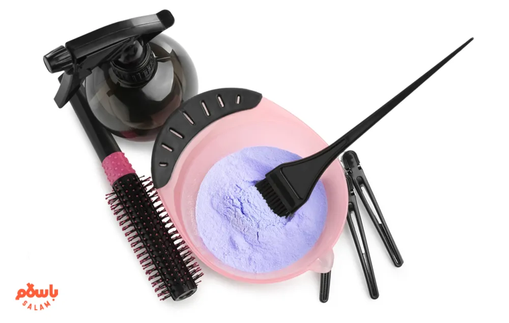 شامپو رنگ برای موهای دکلره شده  