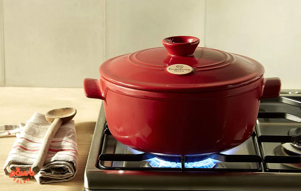 قابلمه چدن با روکش نچسب 
