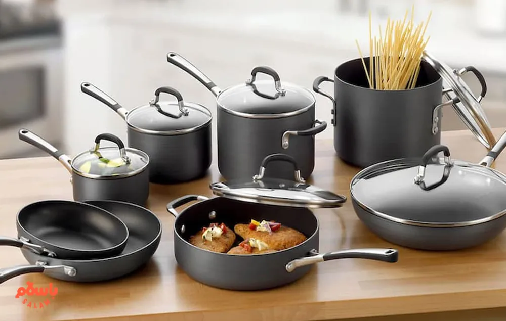 قابلمه چدن برای ته دیگ طلایی 
