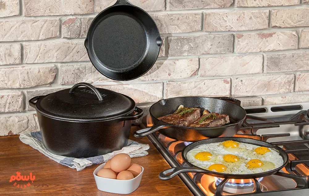 سرویس قابلمه چدن اصل 
