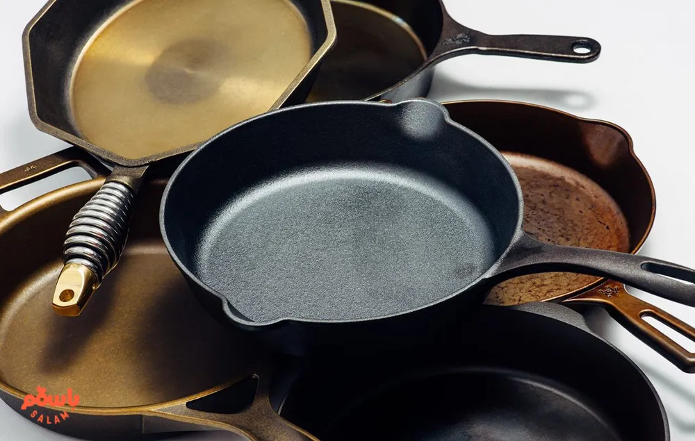 قابلمه چدن برای پخت برنج 
