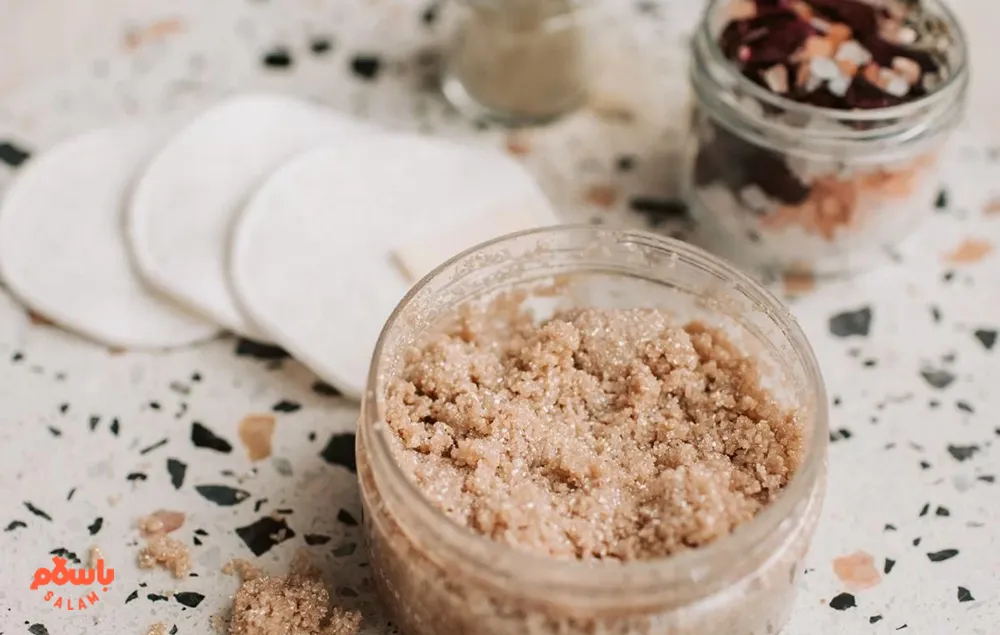 اسکراب بدون سوزش پوست 
