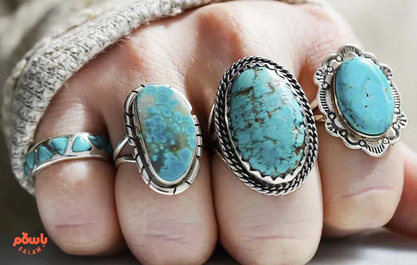 آداب استفاده از انگشتر فیروزه  
