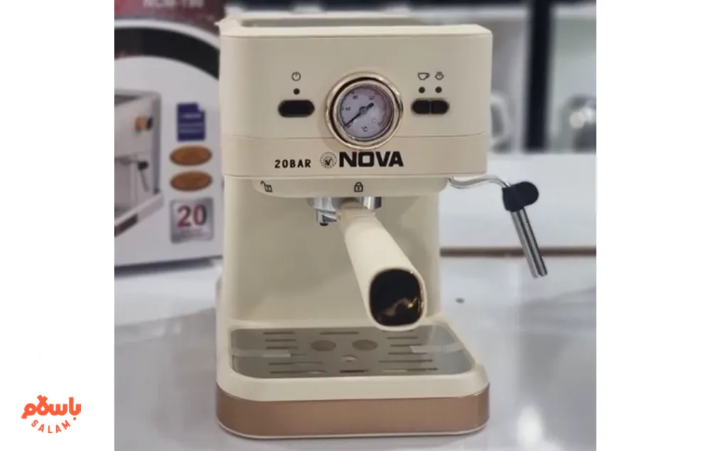 اسپرسو ساز نوا با فشار بخار 15 بار 
