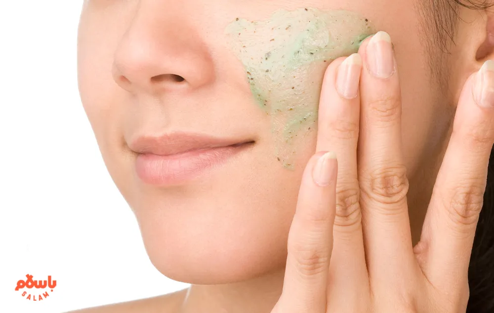 اسکراب خانگی پوست خشک 
