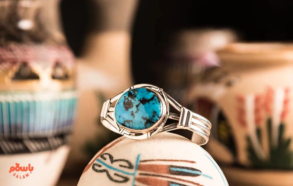 فیروزه عجمی بدون رگه
