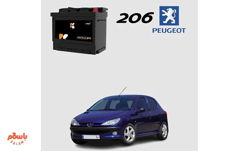 بهترین مارک باتری پژو 206 
