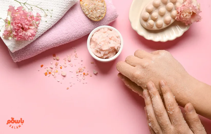 اسکراب صورت چطور استفاده میشه 
