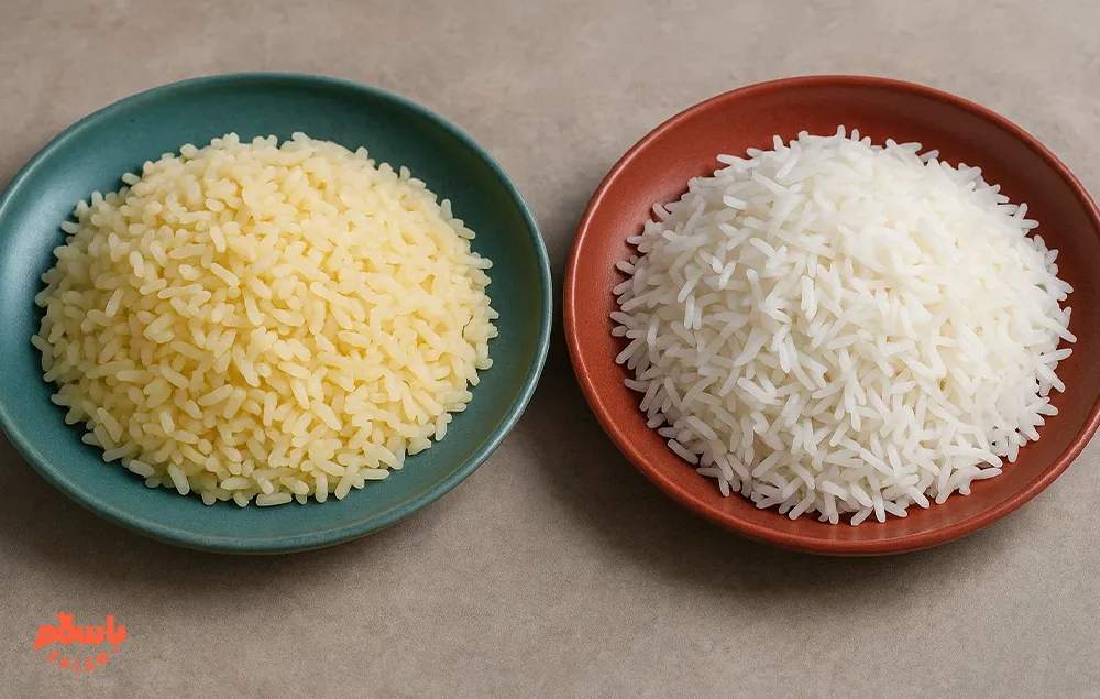 طرز پخت برنج كامفيروزی به روش کته و آبکش