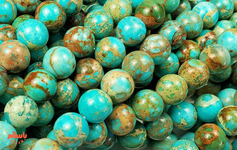 فیروزه سبز برای گردنبند  
