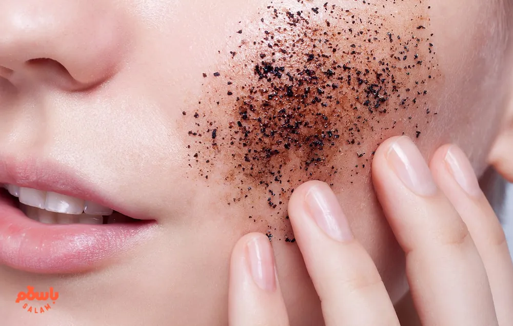 اسکراب صورت برای پوست چرب 
