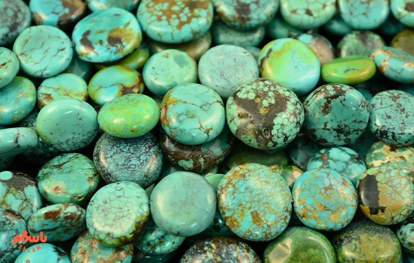 فیروزه آبی برای انگشتر  
