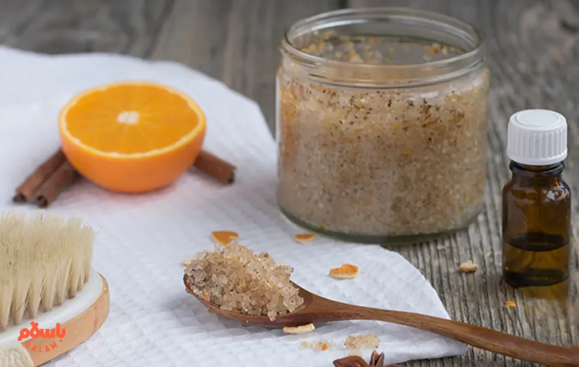 اسکراب شکر و عسل 
