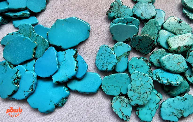 تأثیر مس در رنگ فیروزه

