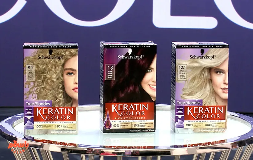 رنگ مو از برند شارتسکوف کراتین کالر