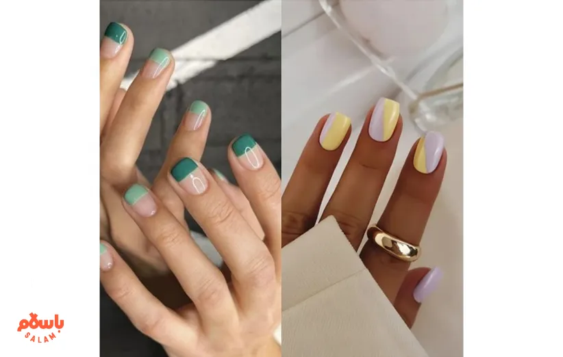 ایده طراحی ناخن تابستانی در خانه با ابزار ساده