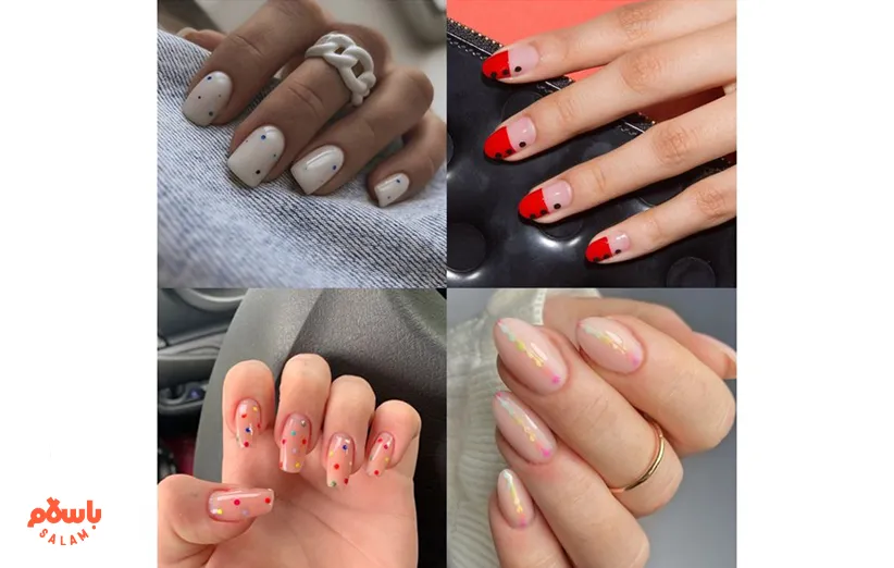 ایده طراحی ناخن تابستانی در خانه با ابزار ساده