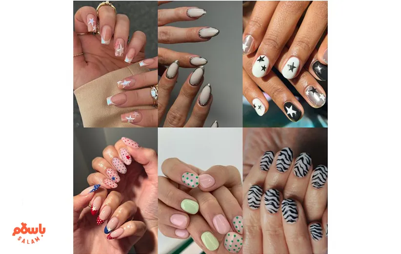 طرح ناخن اسپرت